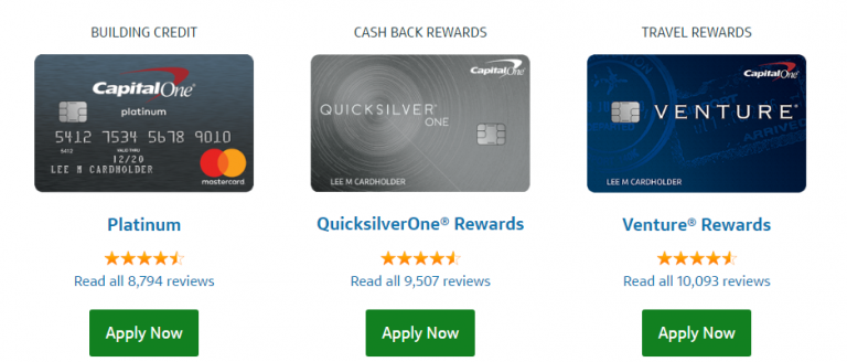 capital one credit card login venture