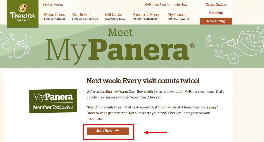 Meet MyPanera Join Now