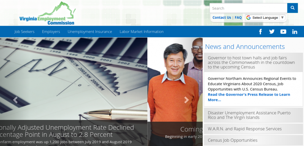 Virginia Employment Commission Logo