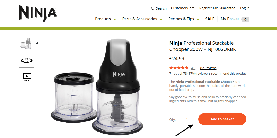 Ninja Professional Stackable Purchase