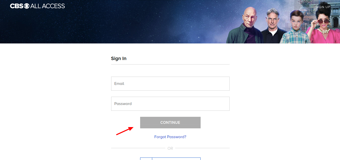 CBS All Access Login