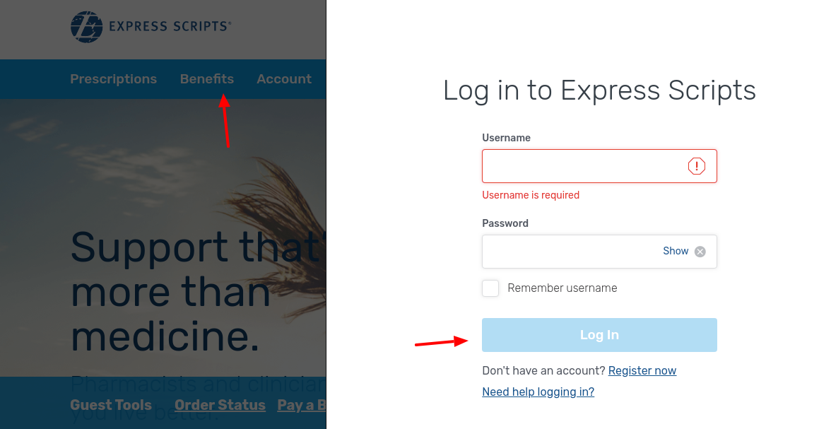 Express Scripts Login