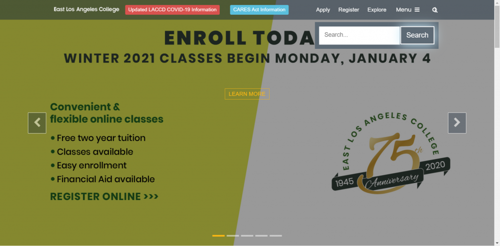 Elac student login portal