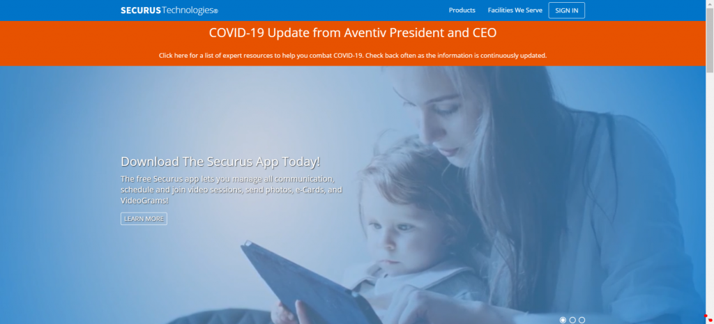 Securus Technologies sign up