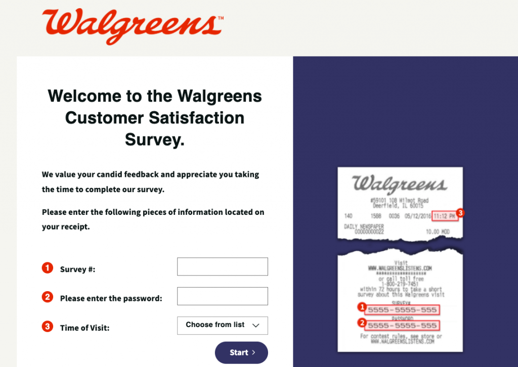 walgreens survey