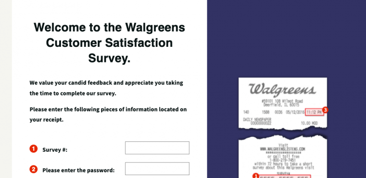 walgreens survey